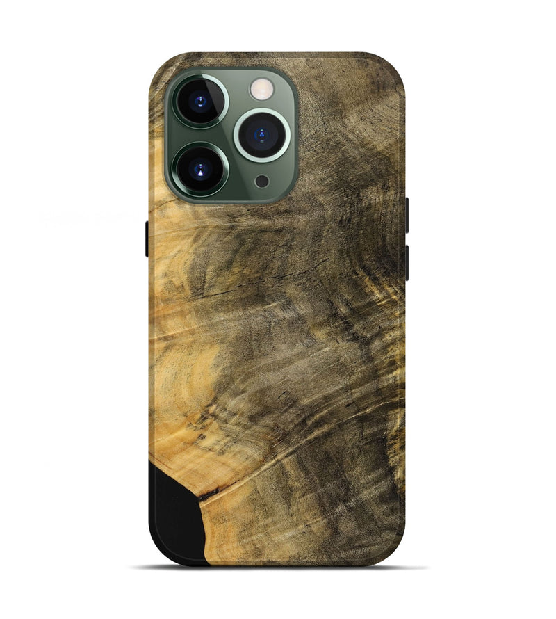 iPhone 13 Pro Wood+Resin Live Edge Phone Case - Haylee (Wood Burl, 699446)