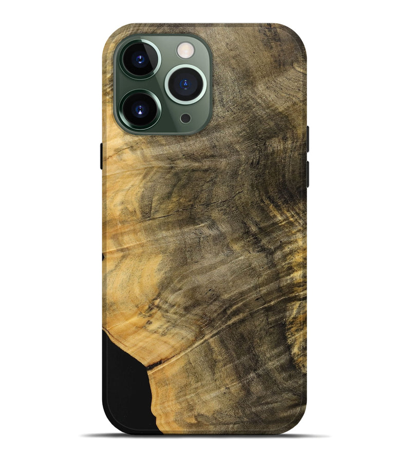 iPhone 13 Pro Max Wood+Resin Live Edge Phone Case - Haylee (Wood Burl, 699446)