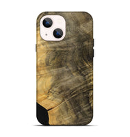 iPhone 14 Wood+Resin Live Edge Phone Case - Haylee (Wood Burl, 699446)