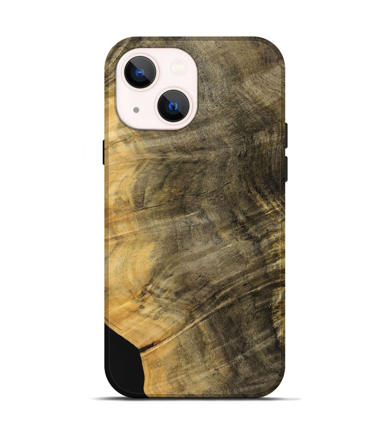 iPhone 14 Wood+Resin Live Edge Phone Case - Haylee (Wood Burl, 699446)