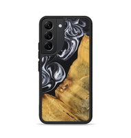 Galaxy S22 Wood+Resin Phone Case - Sierra (Black & White, 699582)