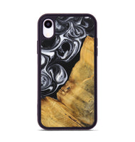 iPhone Xr Wood+Resin Phone Case - Sierra (Black & White, 699582)