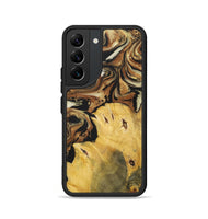 Galaxy S22 Wood+Resin Phone Case - Andrew (Black & White, 699591)