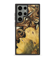 Galaxy S23 Ultra Wood+Resin Phone Case - Andrew (Black & White, 699591)