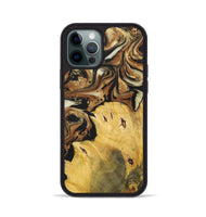 iPhone 12 Pro Wood+Resin Phone Case - Andrew (Black & White, 699591)
