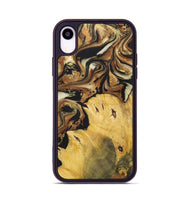 iPhone Xr Wood+Resin Phone Case - Andrew (Black & White, 699591)