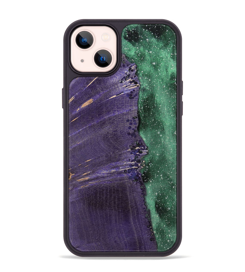 iPhone 14 Plus Wood+Resin Phone Case - Betty (Cosmos, 699643)