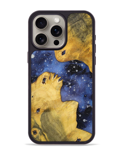 iPhone 15 Pro Max Wood+Resin Phone Case - Cecilia (Cosmos, 699655)