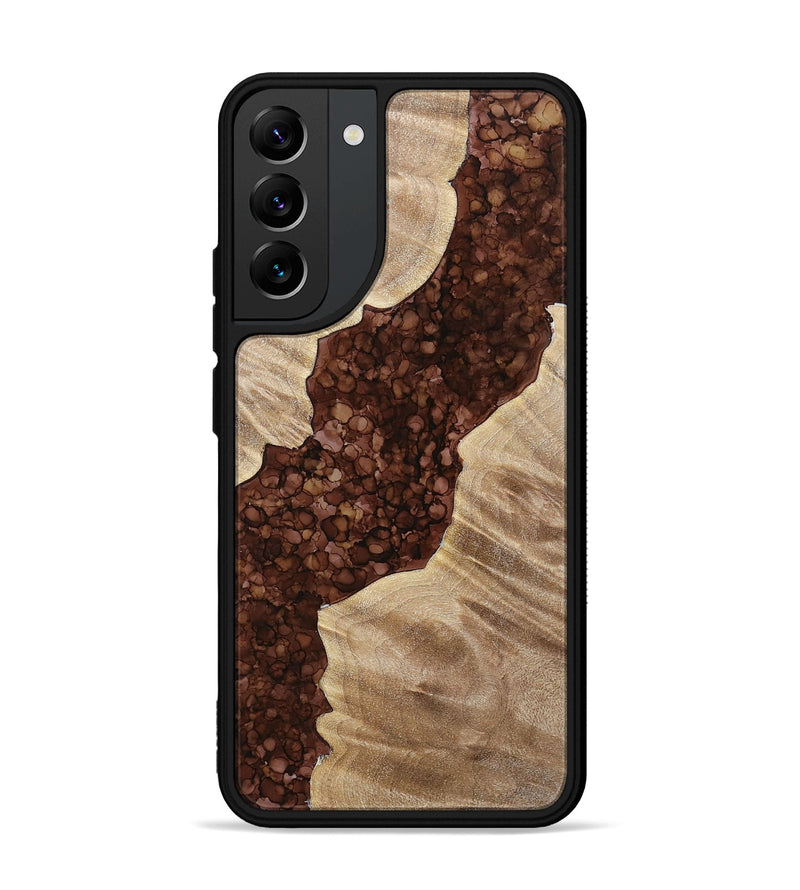 Galaxy S22 Plus Wood+Resin Phone Case - Kizzy (Watercolor, 699702)
