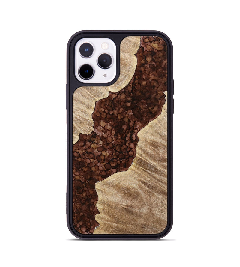 iPhone 11 Pro Wood+Resin Phone Case - Kizzy (Watercolor, 699702)