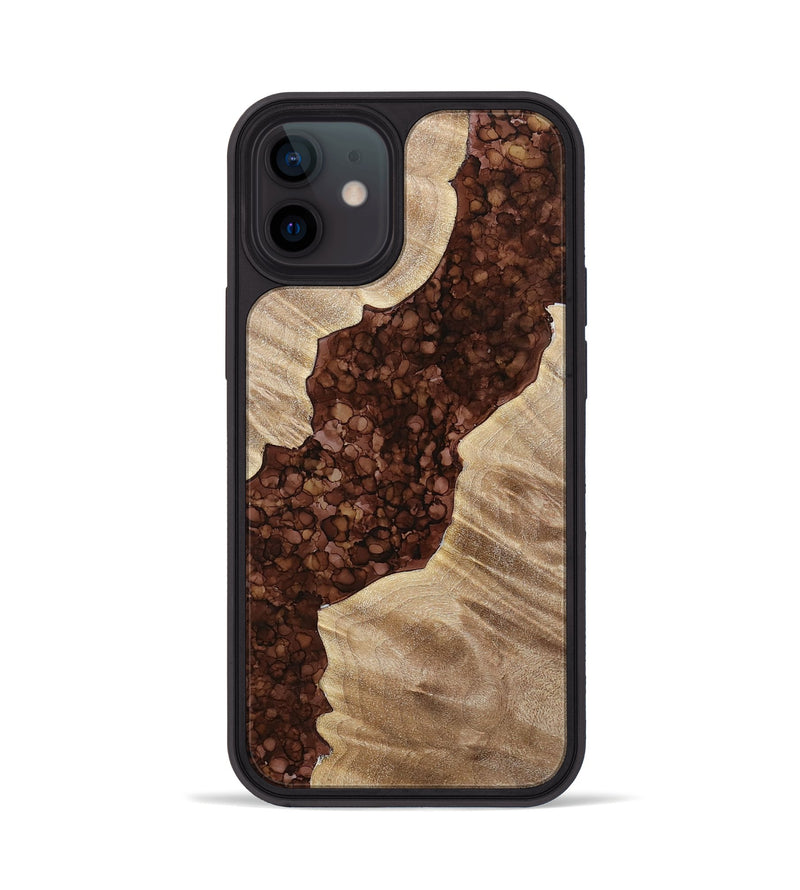iPhone 12 Wood+Resin Phone Case - Kizzy (Watercolor, 699702)