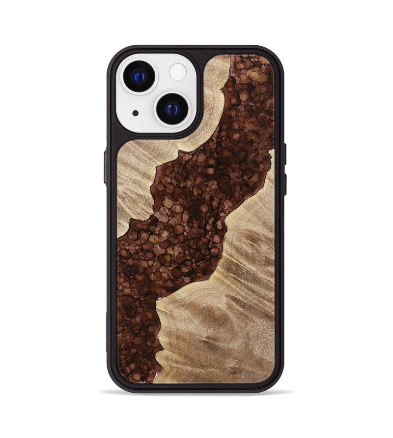 iPhone 13 Wood+Resin Phone Case - Kizzy (Watercolor, 699702)