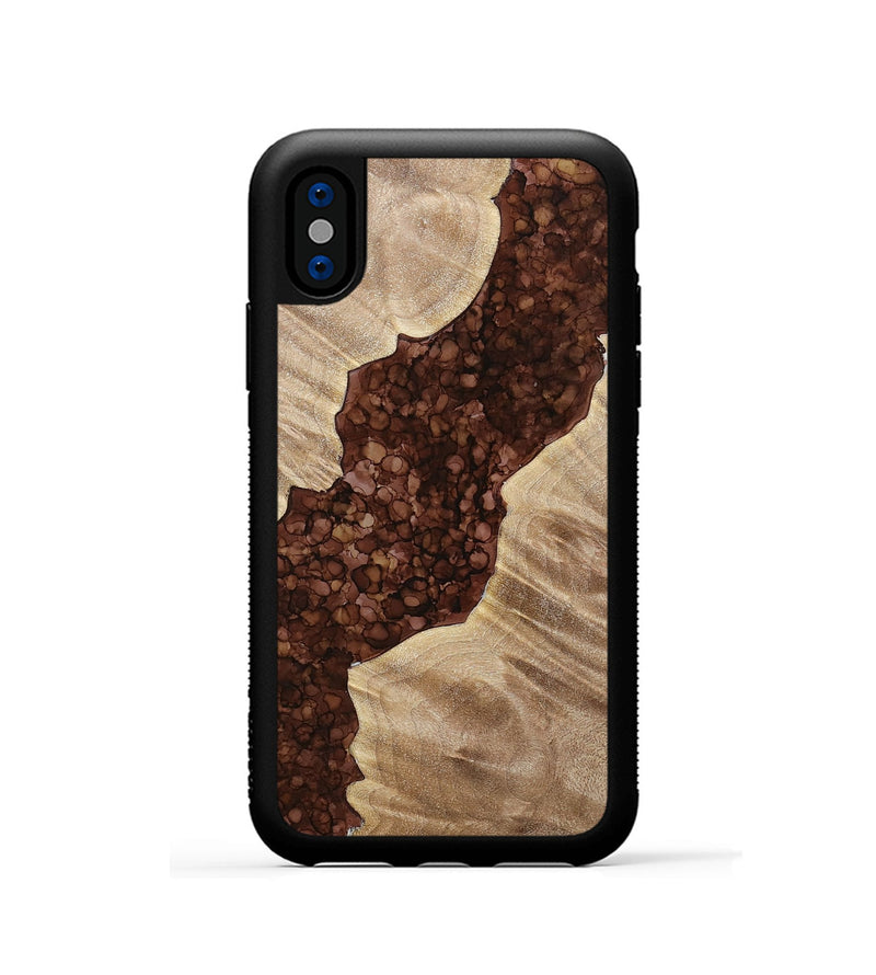 iPhone Xs Wood+Resin Phone Case - Kizzy (Watercolor, 699702)