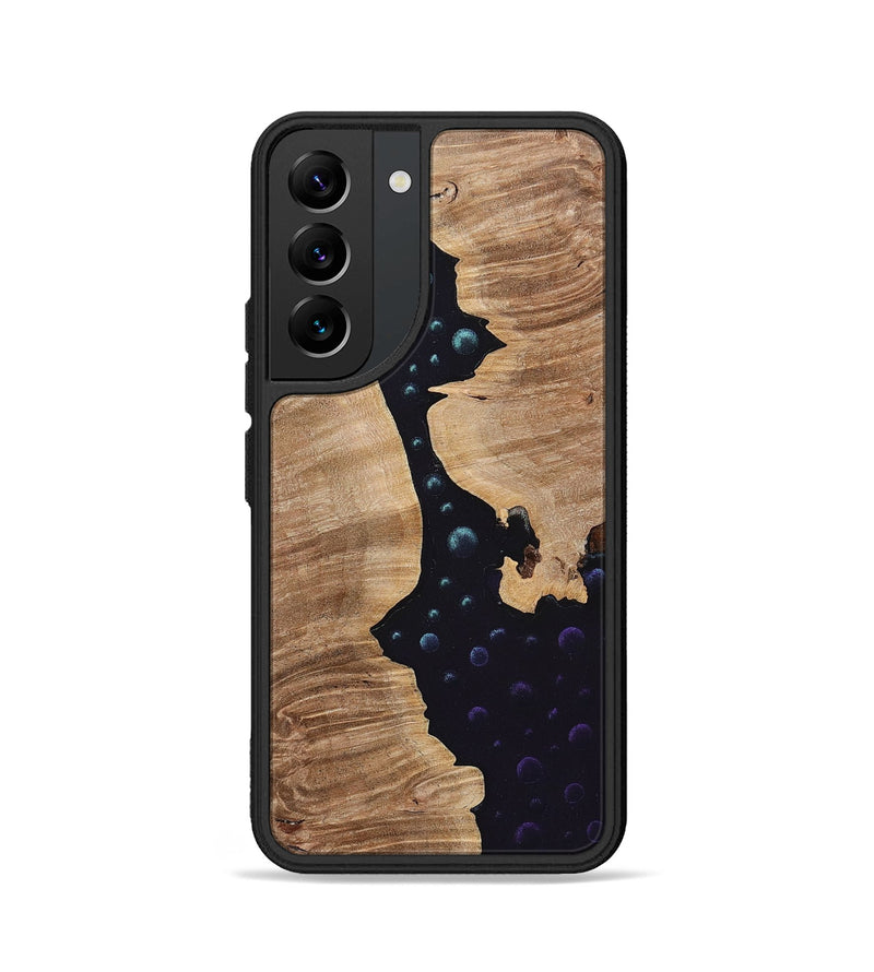 Galaxy S22 Wood+Resin Phone Case - Nancy (Pattern, 699715)