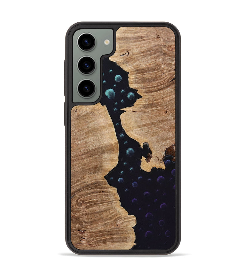 Galaxy S23 Plus Wood+Resin Phone Case - Nancy (Pattern, 699715)