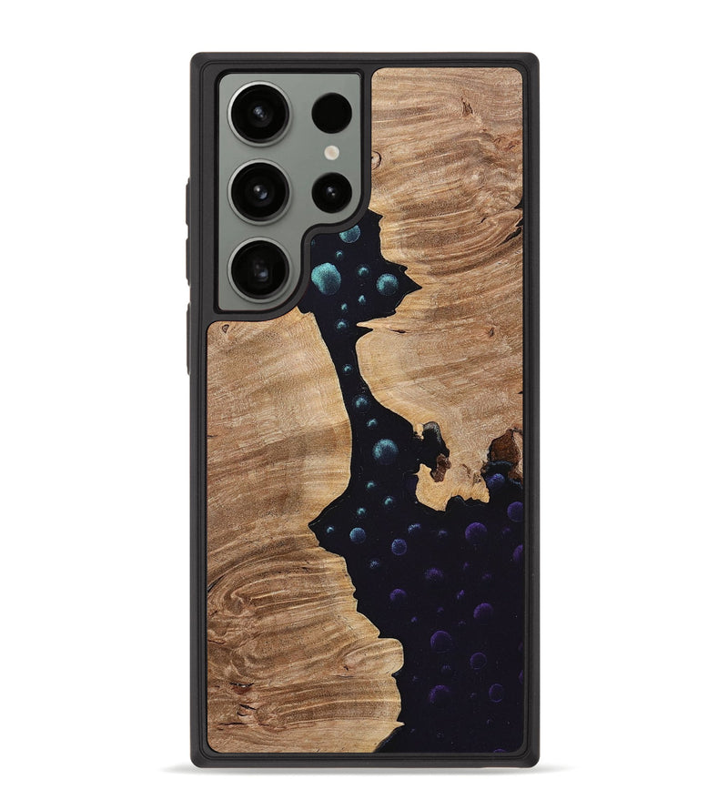 Galaxy S23 Ultra Wood+Resin Phone Case - Nancy (Pattern, 699715)