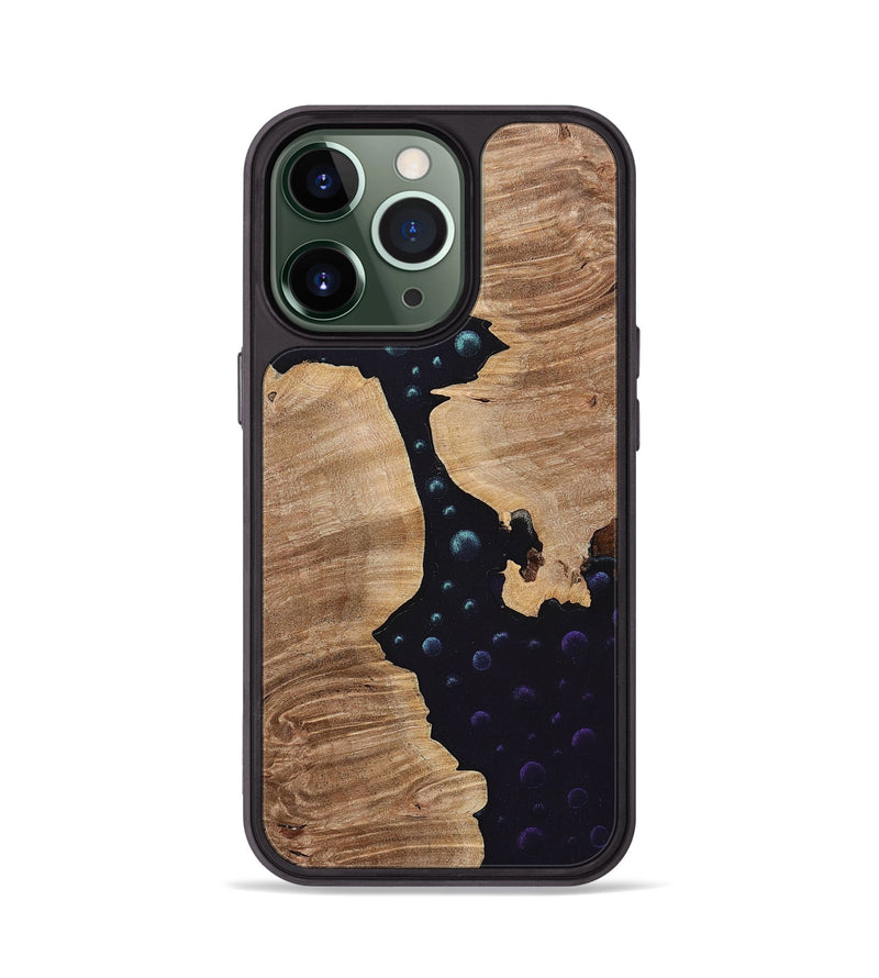 iPhone 13 Pro Wood+Resin Phone Case - Nancy (Pattern, 699715)