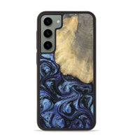 Galaxy S23 Plus Wood+Resin Phone Case - Francisco (Blue, 699827)