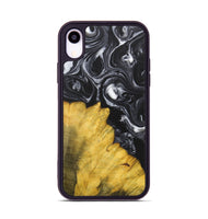 iPhone Xr Wood+Resin Phone Case - Marcella (Black & White, 699861)