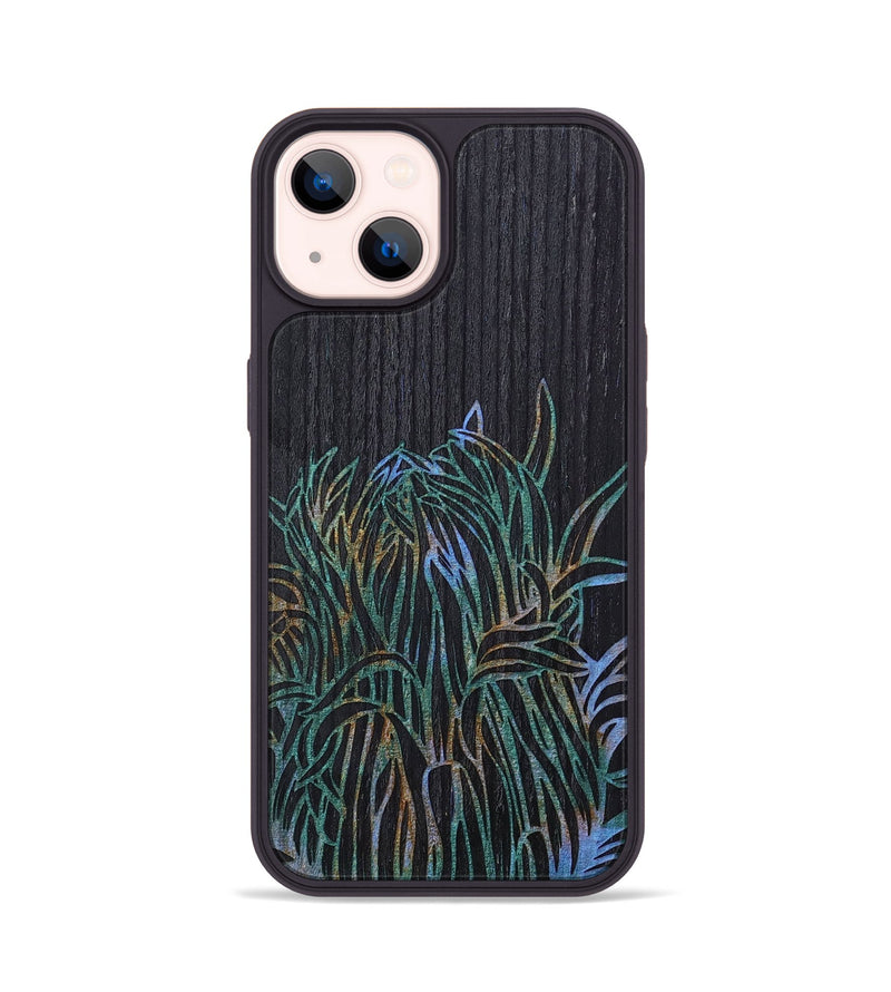 iPhone 14 Wood+Resin Phone Case - Deanna (Pattern, 699871)