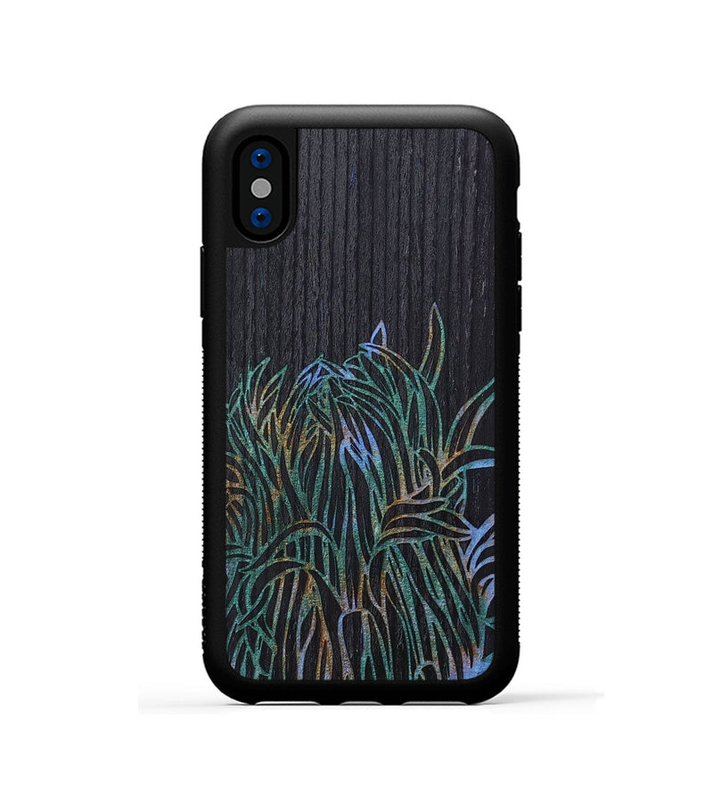 iPhone Xs Wood+Resin Phone Case - Deanna (Pattern, 699871)