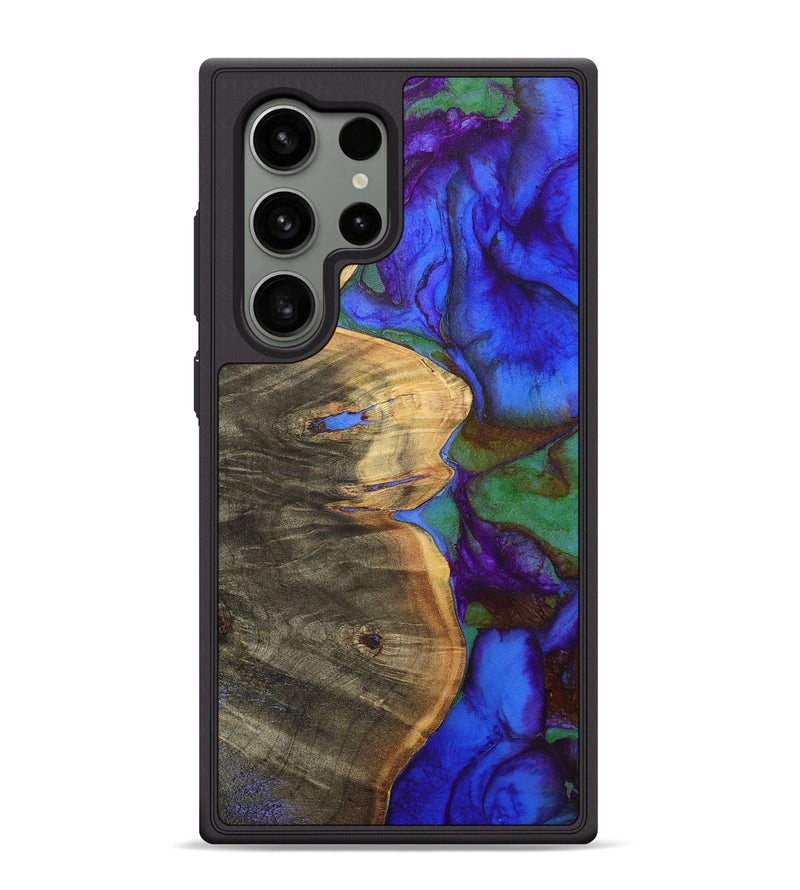 Galaxy S24 Ultra Wood+Resin Phone Case - Arturo (Watercolor, 699874)