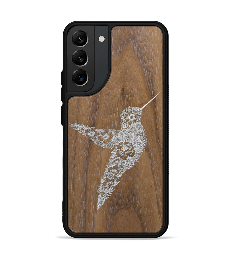 Galaxy S22 Plus Wood Phone Case - Hover In The Moment - Walnut (Curated)