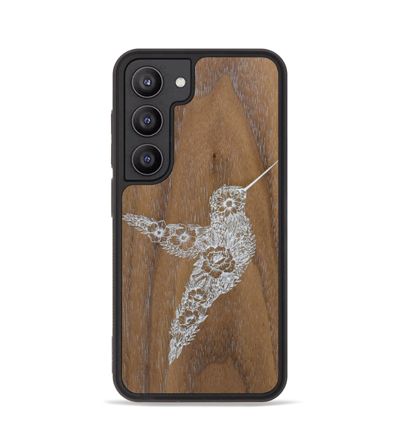 Galaxy S23 Wood Phone Case - Hover In The Moment - Walnut (Curated)