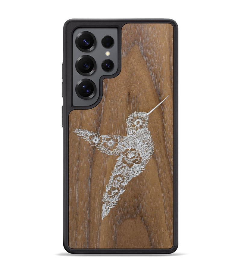 Galaxy S25 Ultra Wood Phone Case - Hover In The Moment - Walnut (Curated)