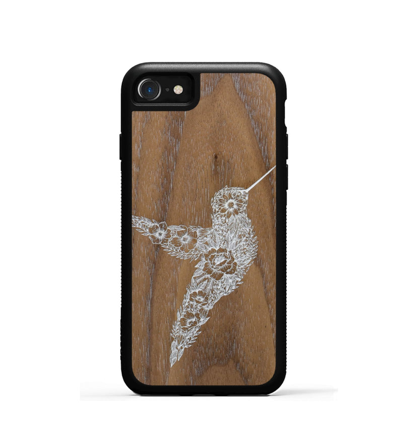 iPhone SE Wood Phone Case - Hover In The Moment - Walnut (Curated)