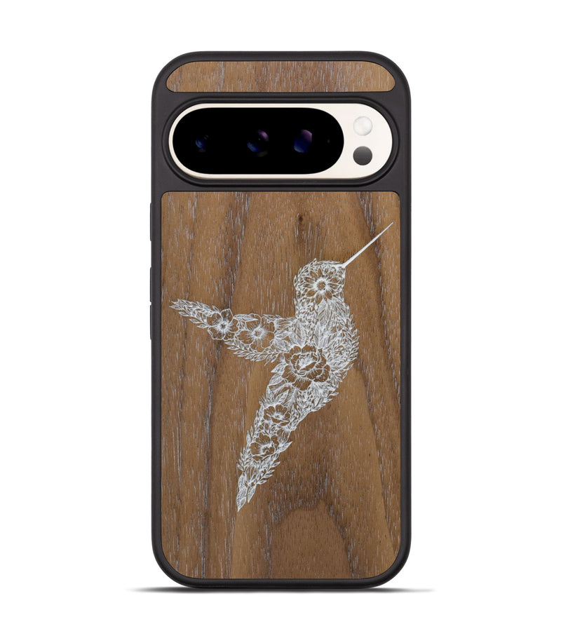 Pixel 9 Pro Wood Phone Case - Hover In The Moment - Walnut (Curated)