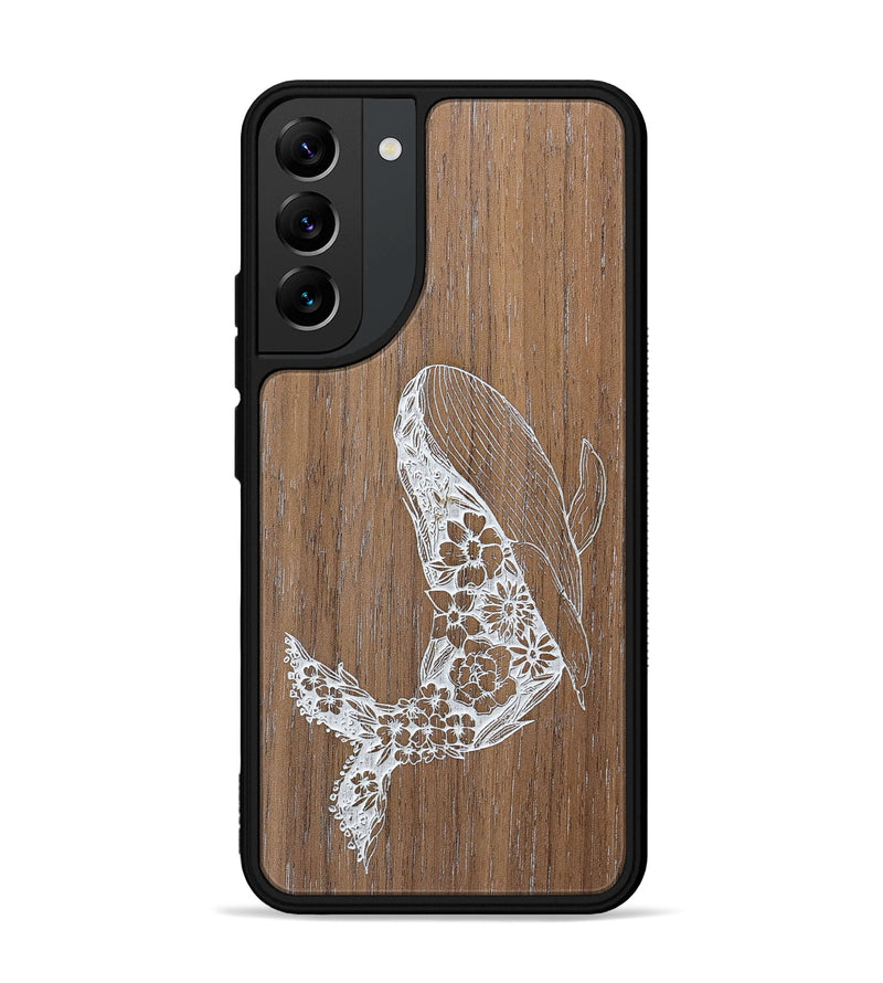 Galaxy S22 Plus Wood+Resin Phone Case - Growth - Walnut (Curated)