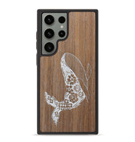 Galaxy S23 Ultra Wood+Resin Phone Case - Growth - Walnut (Curated)