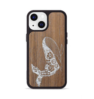 iPhone 13 Wood+Resin Phone Case - Growth - Walnut (Curated)