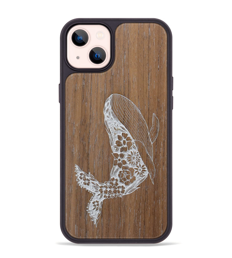 iPhone 14 Plus Wood Phone Case - Growth - Walnut (Curated)