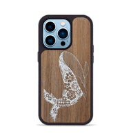 iPhone 14 Pro Wood+Resin Phone Case - Growth - Walnut (Curated)