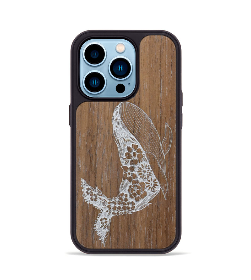 iPhone 14 Pro Wood Phone Case - Growth - Walnut (Curated)