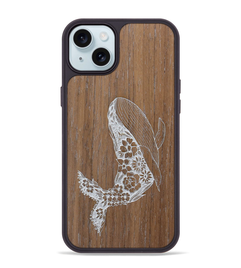 iPhone 15 Plus Wood Phone Case - Growth - Walnut (Curated)