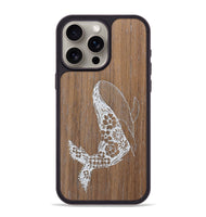 iPhone 15 Pro Max Wood+Resin Phone Case - Growth - Walnut (Curated)