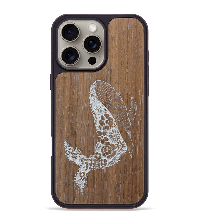 iPhone 16 Pro Max Wood Phone Case - Growth - Walnut (Curated)