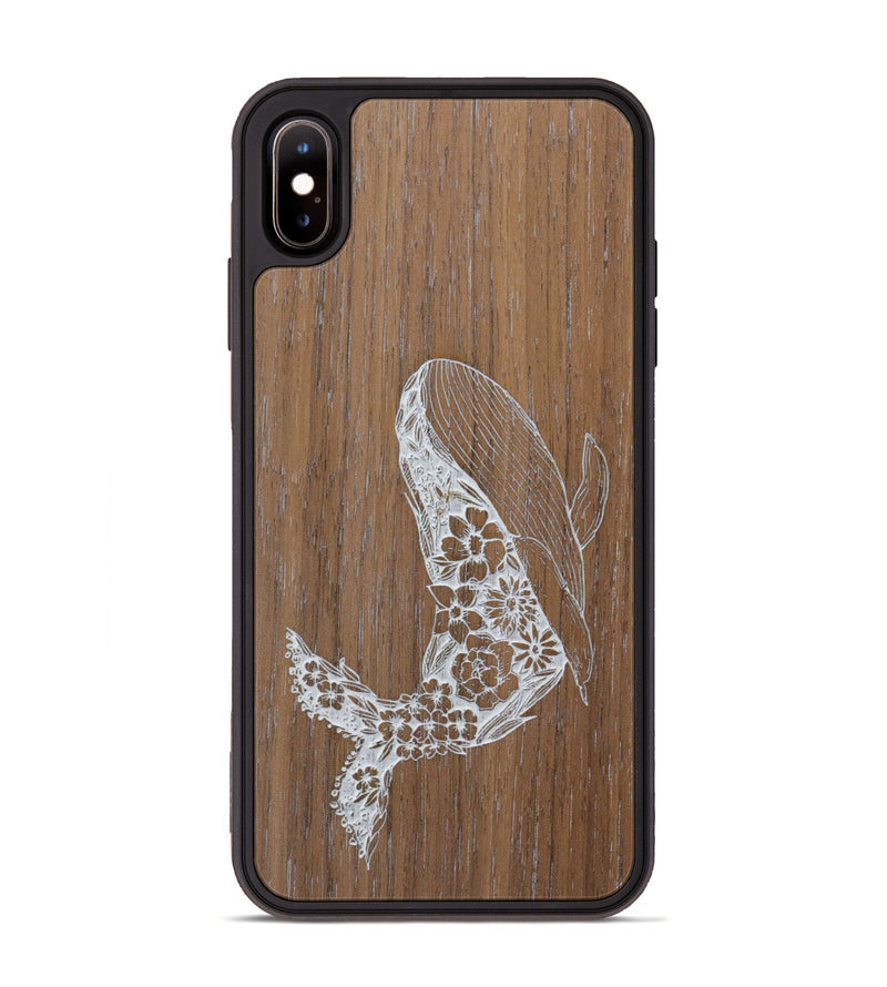iPhone Xs Max Wood Phone Case - Growth - Walnut (Curated)