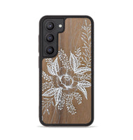 Galaxy S23 Wood+Resin Phone Case - Hope - Walnut (Curated)