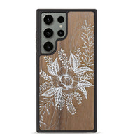 Galaxy S23 Ultra Wood+Resin Phone Case - Hope - Walnut (Curated)