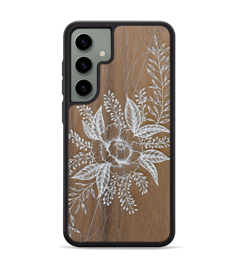 Galaxy S24 Plus Wood Phone Case - Hope - Walnut (Curated)