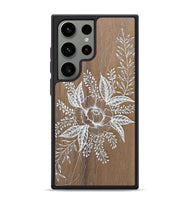 Galaxy S24 Ultra Wood+Resin Phone Case - Hope - Walnut (Curated)