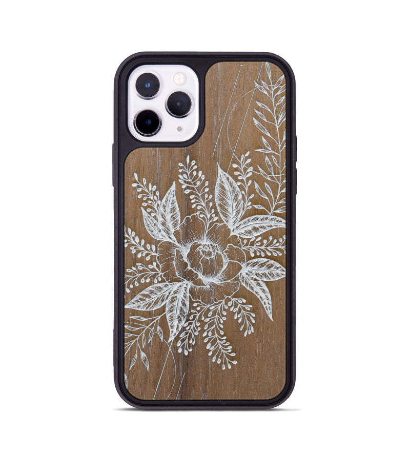 iPhone 11 Pro Wood Phone Case - Hope - Walnut (Curated)