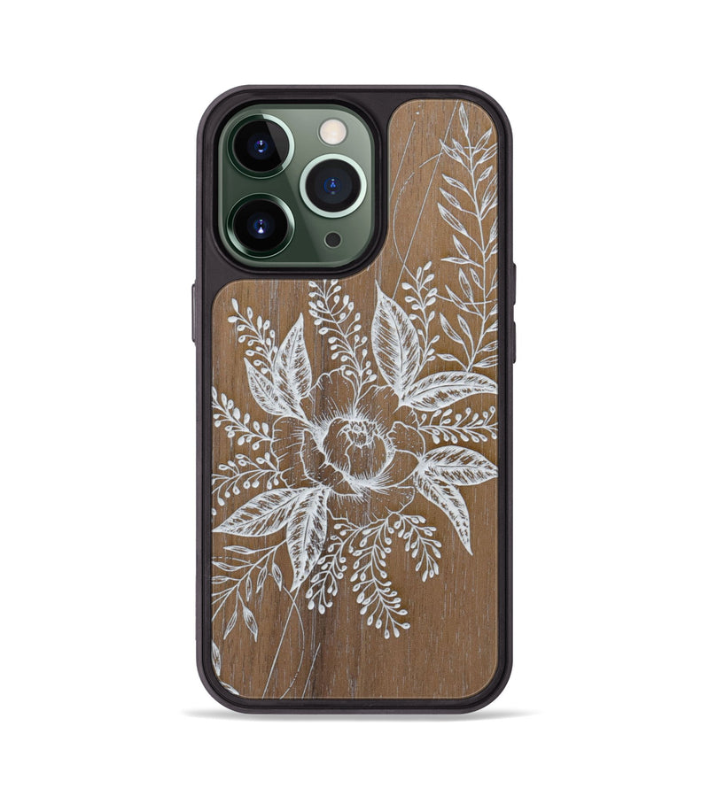iPhone 13 Pro Wood Phone Case - Hope - Walnut (Curated)