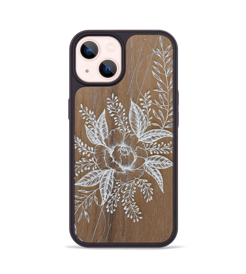 iPhone 14 Wood Phone Case - Hope - Walnut (Curated)