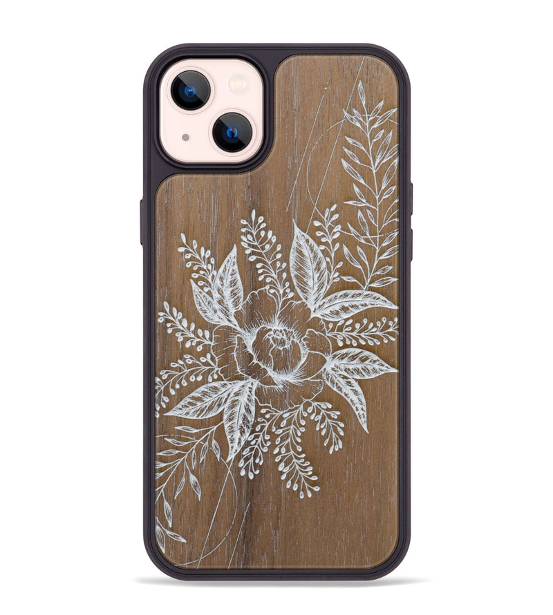 iPhone 14 Plus Wood Phone Case - Hope - Walnut (Curated)