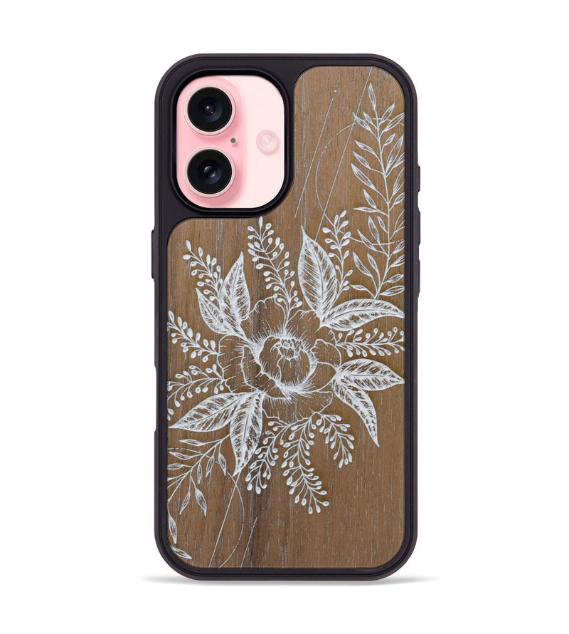 iPhone 16 Wood Phone Case - Hope - Walnut (Curated)